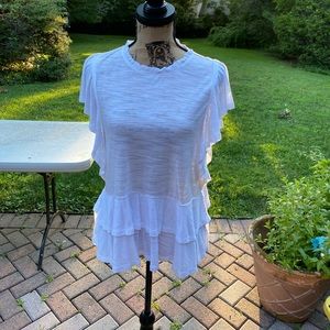 🆕 Gorgeous light white Gap top size L